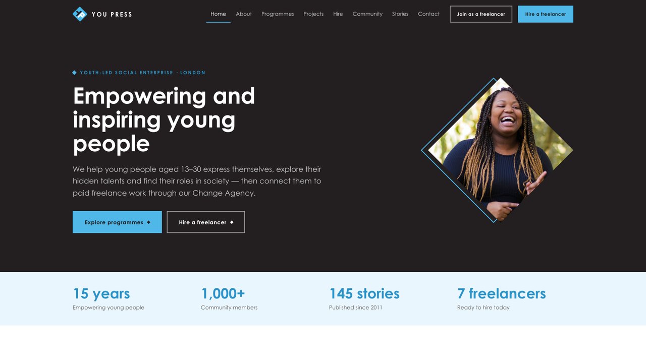 The You Press website