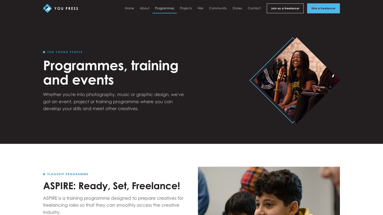 Programmes — The You Press website